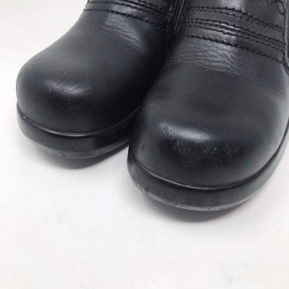 Ariat Black Leather Professional Slip On Work Clogs Shoes composite toe womens 6 - Picture 4 of 16